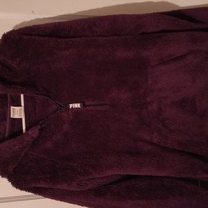 PINK Victoria Secret Sherpa pullover sweatshirt